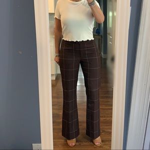 Boutique Europa brown plaid pants